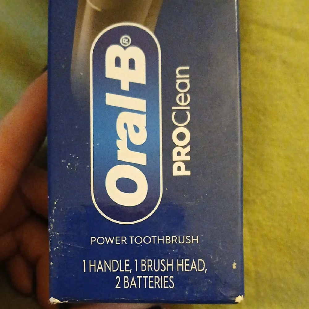 Oral-B Pro Clean Electric Toothbrush White Proctor And Gamble Power Toothbrush